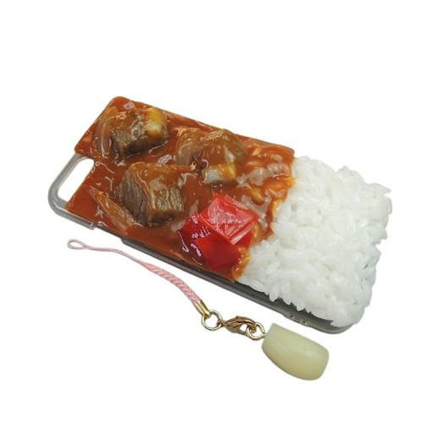 食品サンプル iPhone7ケース カレーライス IP-710 メーカー直送 ▼返品・キャンセル不可【他商品との同時購入不可】