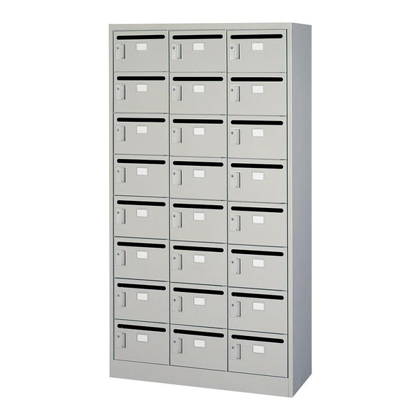 メールボックス 3列8段 シリンダー錠 COM-MV-24P メーカー直送 ▼返品・キャンセル不可【他商品との同時購入不可】