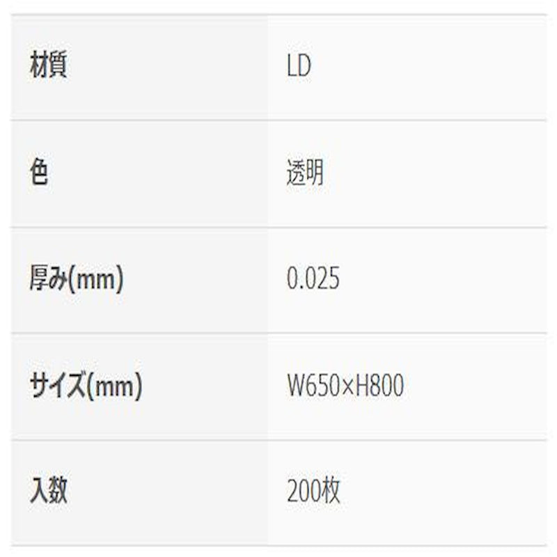 ポリバックエコノミーBOX45L 透明200P 40701 メーカー直送 ▼返品キャンセル不可【他商品との同時購入不可】