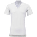 氷撃 デオドライズテック 半袖Vネック ホワイト L メーカー直送 ▼返品・キャンセル不可【他商品との同時購入不可】