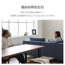 左カウチソファ レイモンズ ブラウン脚タイプ ダークグレー 【直送品】 返品・キャンセル・他商品と同時購入は不可