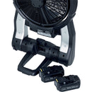 Panasonic デュアル 工事用 充電 扇風機 メーカー直送 ▼返品・キャンセル不可【他商品との同時購入不可】