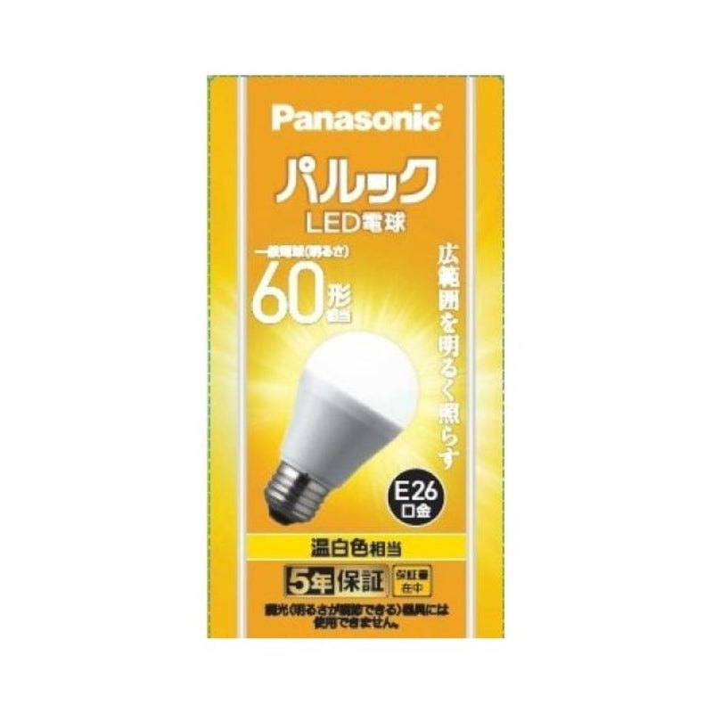 パナソニック Panasonic LEDベーシック60温白 LED 電球 温白色 (P)LDA7WWGK6