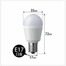 パナソニック Panasonic LED電球E17広配光ベーシック40 LED 電球 電球色 (P)LDA4LGE17SK4X