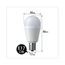 パナソニック Panasonic LED電球E17広配光ベーシック60 LED 電球 電球色 (P)LDA7LGE17SK6X