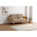 2人掛けソファ シュリンプ ベージュ 301446 メーカー直送 ▼返品・キャンセル不可【他商品との同時購入不可】