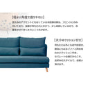 3人掛けソファ タピオカ ブルー 315799 メーカー直送 ▼返品・キャンセル不可【他商品との同時購入不可】