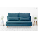 3人掛けソファ タピオカ ブルー 315799 メーカー直送 ▼返品・キャンセル不可【他商品との同時購入不可】