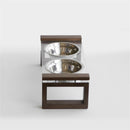 ペット用エサ皿 ライム ブラウン 338353 メーカー直送 ▼返品・キャンセル不可【他商品との同時購入不可】