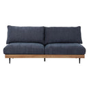 3人掛けソファ アリシア ダークグレー メーカー直送 ▼返品・キャンセル不可【他商品との同時購入不可】