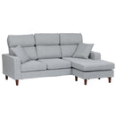 カウチソファ ルピア4 ホワイト 393463 メーカー直送 ▼返品・キャンセル不可【他商品との同時購入不可】