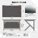 レギオンV2 ゲーミングデスク 幅100cm ブラック メーカー直送 ▼返品・キャンセル不可【他商品との同時購入不可】