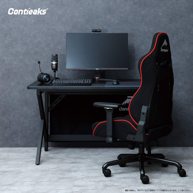 レギオンV2 ゲーミングデスク 幅120cm ブラック メーカー直送 ▼返品・キャンセル不可【他商品との同時購入不可】