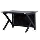 レギオンV2 ゲーミングデスク 幅120cm ブラック メーカー直送 ▼返品・キャンセル不可【他商品との同時購入不可】