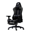 ルセルV3 オットマン付き ゲーミングチェア グレー メーカー直送 ▼返品・キャンセル不可【他商品との同時購入不可】