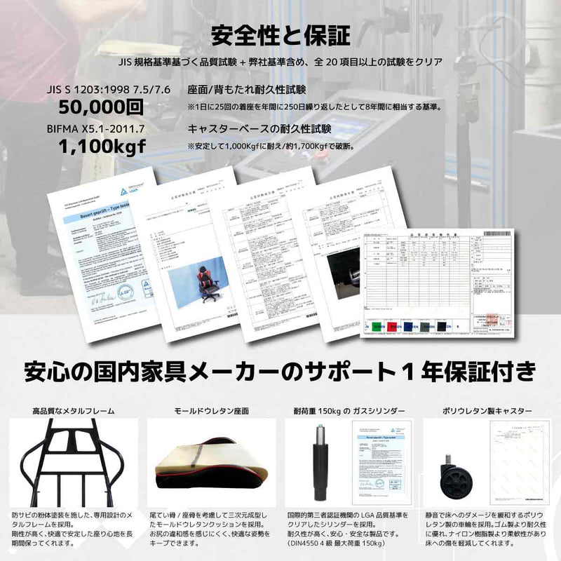 ルセルV3 オットマン付き ゲーミングチェア レッド メーカー直送 ▼返品・キャンセル不可【他商品との同時購入不可】