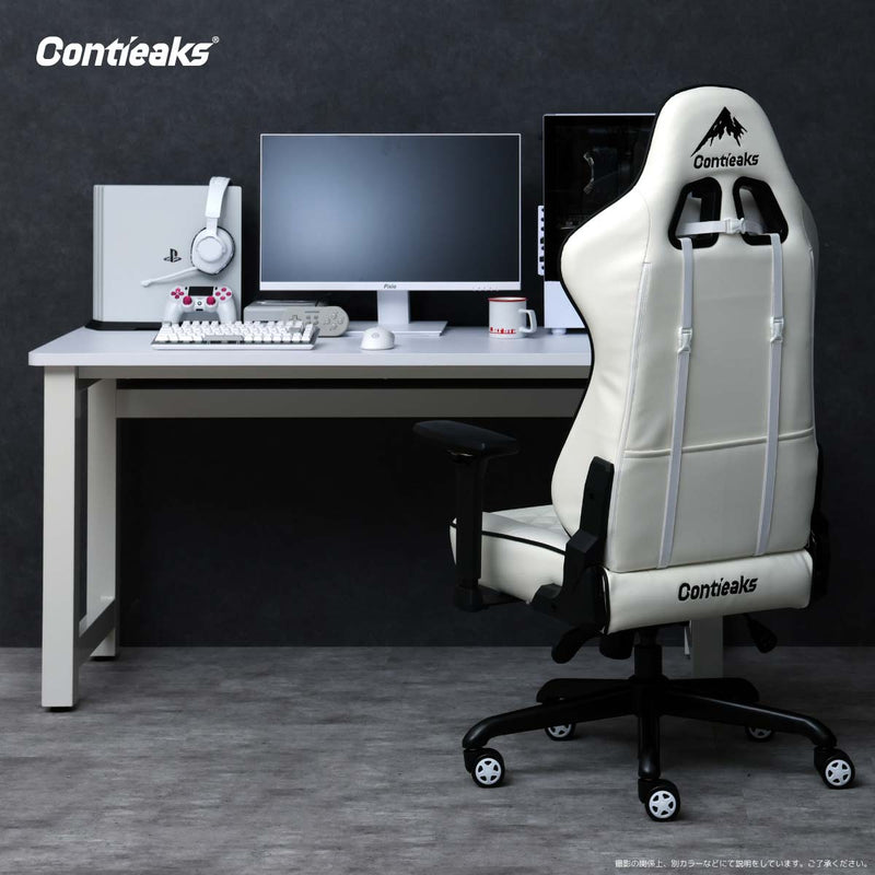 ディアブロEVO ゲーミングチェア ホワイト メーカー直送 ▼返品・キャンセル不可【他商品との同時購入不可】