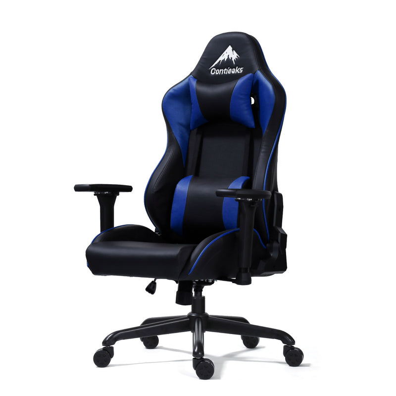 アイガーEVO ゲーミングチェア ブルー メーカー直送 ▼返品・キャンセル不可【他商品との同時購入不可】