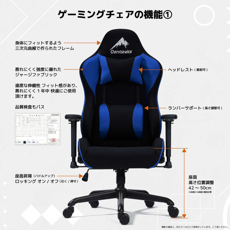 ローザEVO ゲーミングチェア ブラック メーカー直送 ▼返品・キャンセル不可【他商品との同時購入不可】