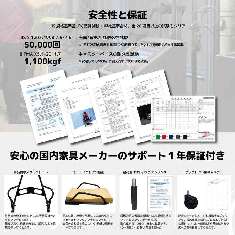 ローザEVO ゲーミングチェア レッド メーカー直送 ▼返品・キャンセル不可【他商品との同時購入不可】