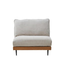 1.5人掛けソファ アリシア アイボリー メーカー直送 ▼返品・キャンセル不可【他商品との同時購入不可】