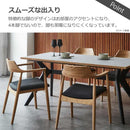 ラミン ダイニングテーブル 幅180cm ライトグレー メーカー直送 ▼返品・キャンセル不可【他商品との同時購入不可】