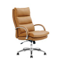 デスクチェア グラント ハイタイプ 合成皮革 ライトブラウン 【直送品】 返品・キャンセル・他商品と同時購入は不可