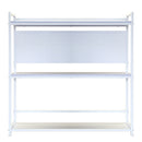 セクターV3 ゲーミングラック 幅140cm ホワイト メーカー直送 ▼返品・キャンセル不可【他商品との同時購入不可】