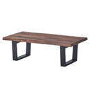 センターテーブル レックス4 幅110cm ウォールナット オイル塗装 【直送品】 返品・キャンセル・他商品と同時購入は不可