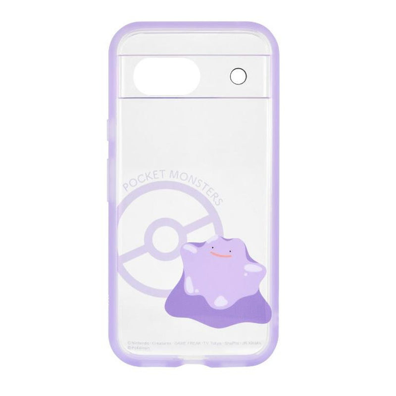 【グルマンディーズ】 ポケットモンスター IIIIfit Clear Google Pixel 8a 対応 ケース メタモン POKE-917C 76g