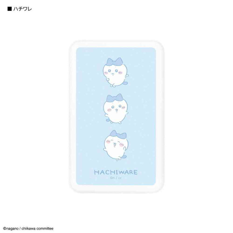 グルマンディーズ ちいかわ ハチワレ MagSafe対応 ワイヤレスリチウム充電器 5000mAh 1個