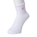 岡本 ミズノ 婦人 クルー丈 白 23-25cm