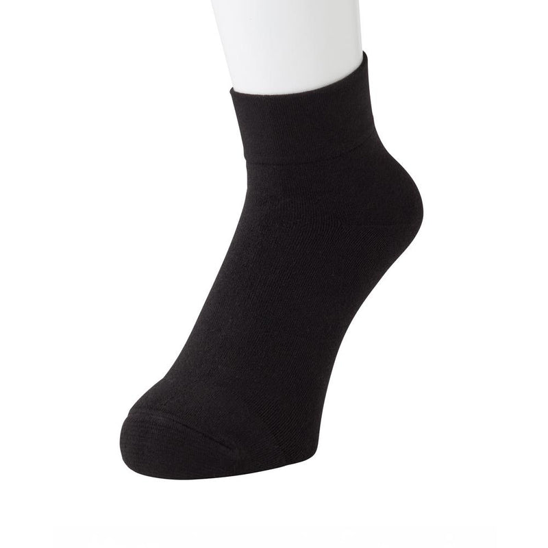 岡本 ココピタプラス あったか実感ハーフ ブラック 23-25cm