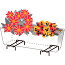 プランタースタンド 黒 2個入 PRS2BK メーカー直送 ▼返品・キャンセル不可【他商品との同時購入不可】