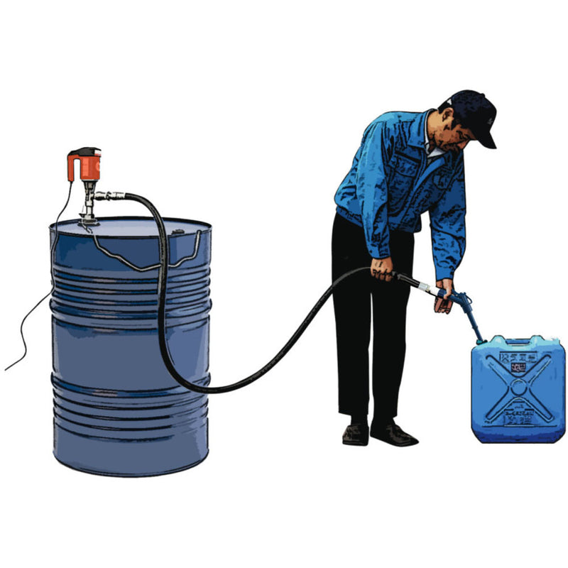 TRUSCO 軽量電動式ドラムポンプ AC100V仕様 メーカー直送 ▼返品・キャンセル不可【他商品との同時購入不可】