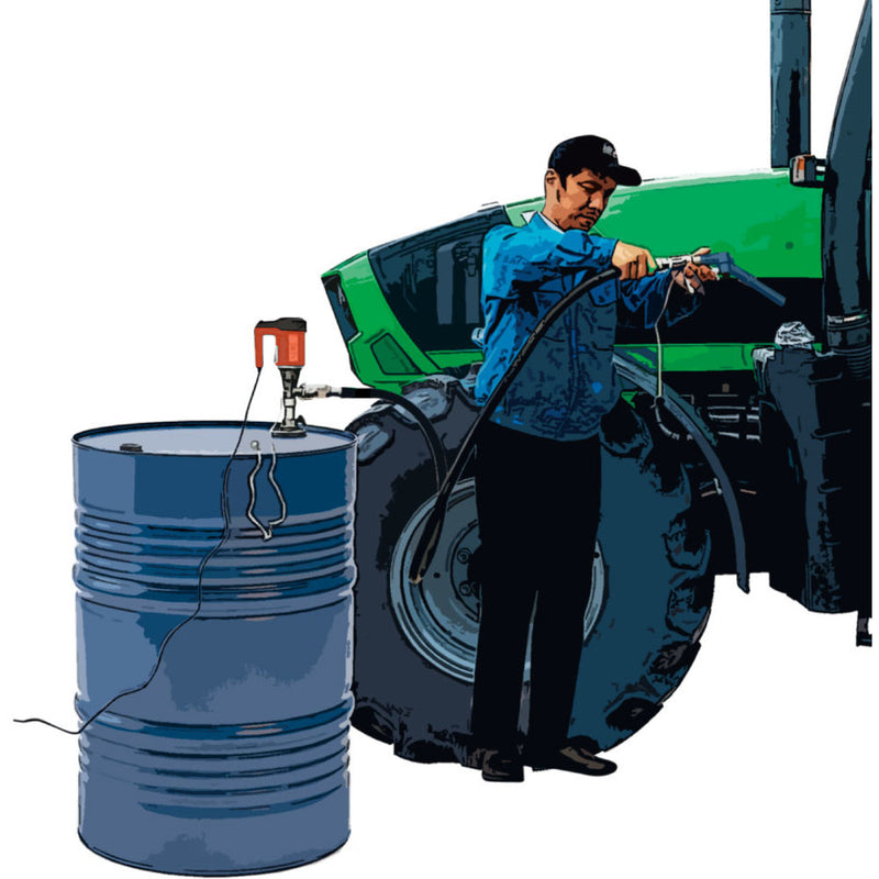 TRUSCO 軽量電動式ドラムポンプ AC100V仕様 メーカー直送 ▼返品・キャンセル不可【他商品との同時購入不可】