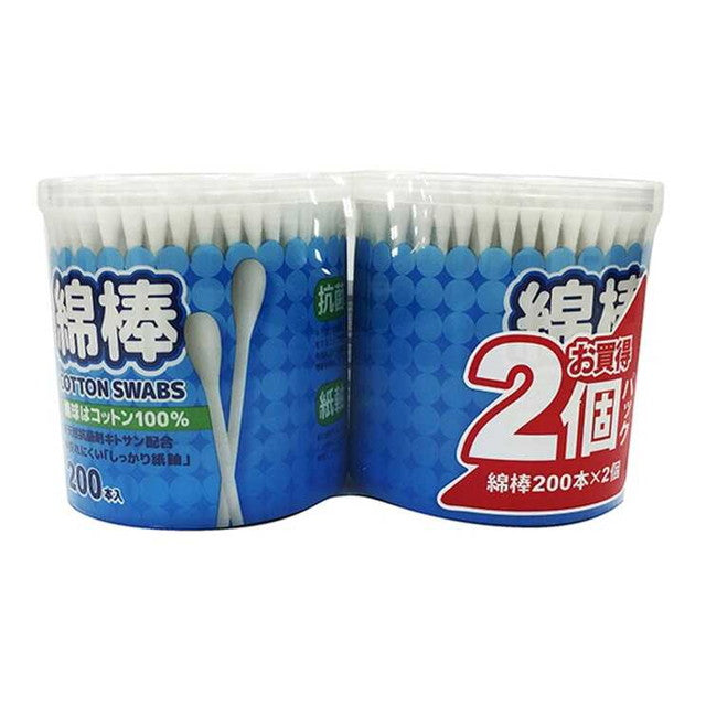 シーズワン 白綿棒 200本×2個パック