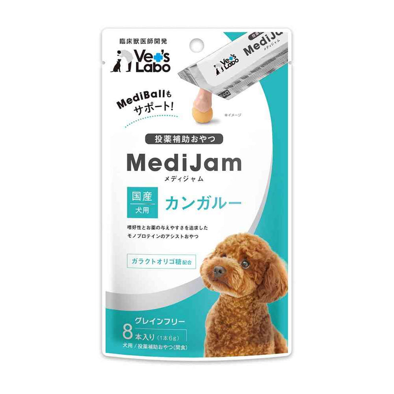 ジャパンペットコミュニケーションズ 犬用 メディジャム カンガルー 6g×8本