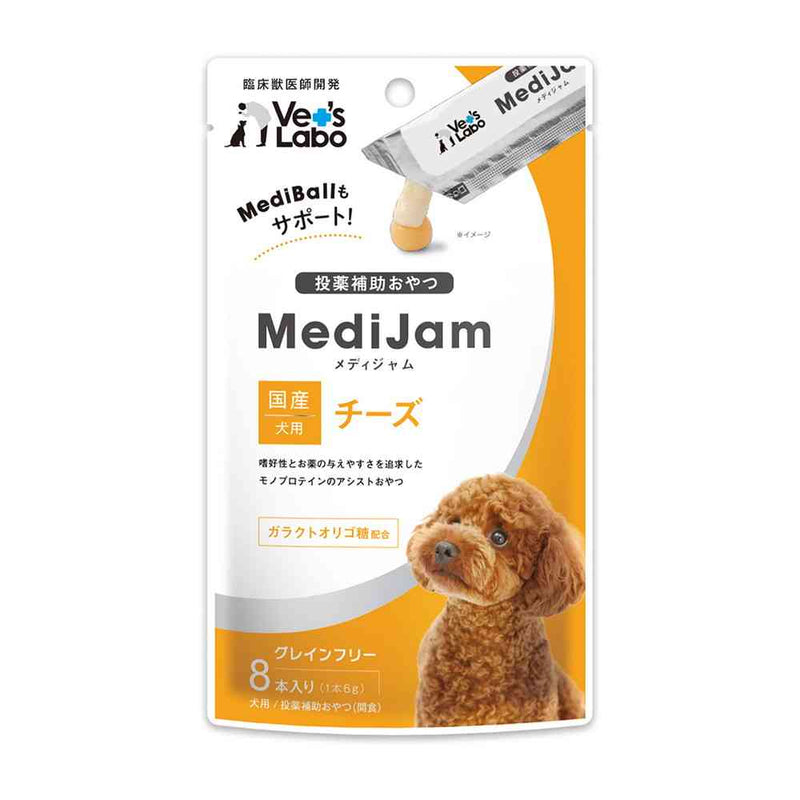 ジャパンペットコミュニケーションズ 犬用 メディジャム チーズ 6g×8本