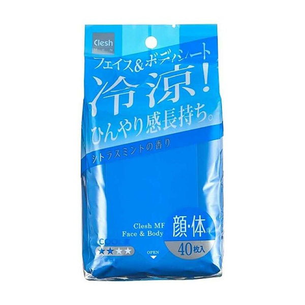 クレッシュ MEN フェイス＆ボディシート 40枚入り