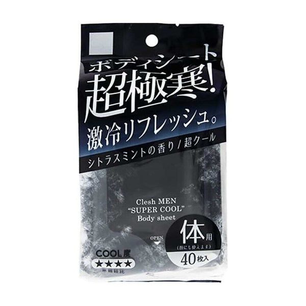 クレッシュ MEN ボディシート 超クール 40枚入り