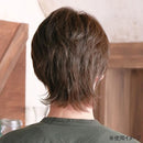 プリシラ MANオールウィッグ ナチュラルショートミディ 耐熱 【直送品】 返品・キャンセル・他商品と同時購入は不可