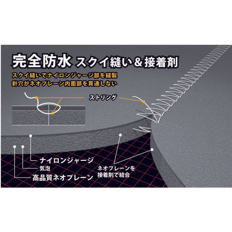 防水グローブ ブラックL 0403BKL メーカー直送 ▼返品・キャンセル不可【他商品との同時購入不可】