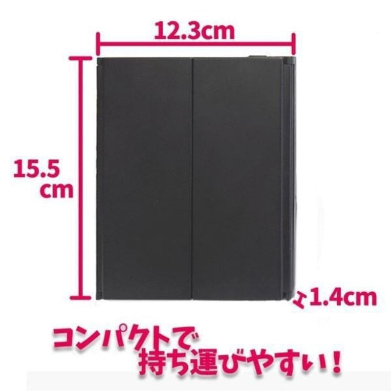 アクトレスミラー お出かけ用 BK KW012-BK メーカー直送 ▼返品・キャンセル不可【他商品との同時購入不可】
