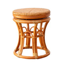 籐回転スツール ST06 メーカー直送 ▼返品・キャンセル不可【他商品との同時購入不可】