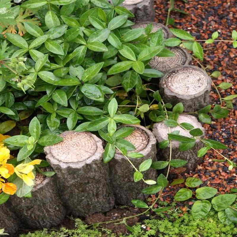 花壇材 擬木 五連300 ×2個 1334242  メーカー直送 ▼返品・キャンセル不可【他商品との同時購入不可】