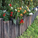 花壇材 ガーデンスリーパー段違四連 ×15個 9900282  メーカー直送 ▼返品・キャンセル不可【他商品との同時購入不可】