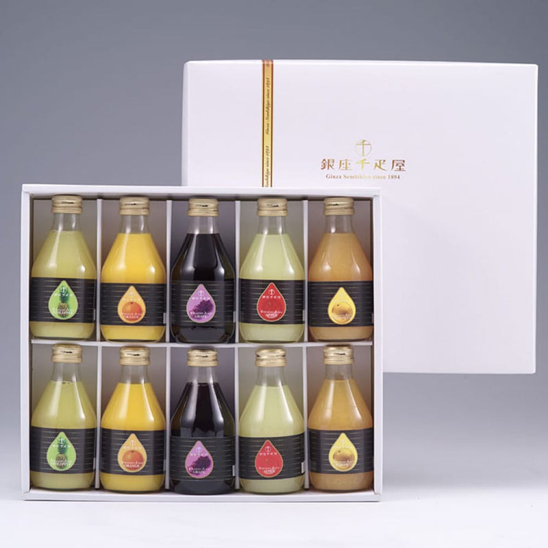 ◆銀座千疋屋 銀座ストレートジュース B×1箱 ◇メーカー直送▼返品・キャンセル不可【他商品との同時購入不可】