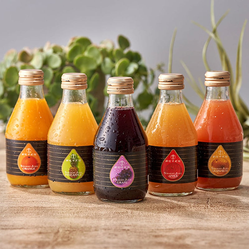 ◆銀座千疋屋 銀座ストレートジュース5本×1箱 ◇メーカー直送▼返品・キャンセル不可【他商品との同時購入不可】