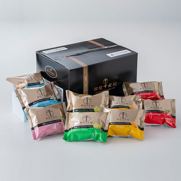 ◆銀座千疋屋 銀座プレミアムシューアイス×1箱 ◇メーカー直送▼返品・キャンセル不可【他商品との同時購入不可】